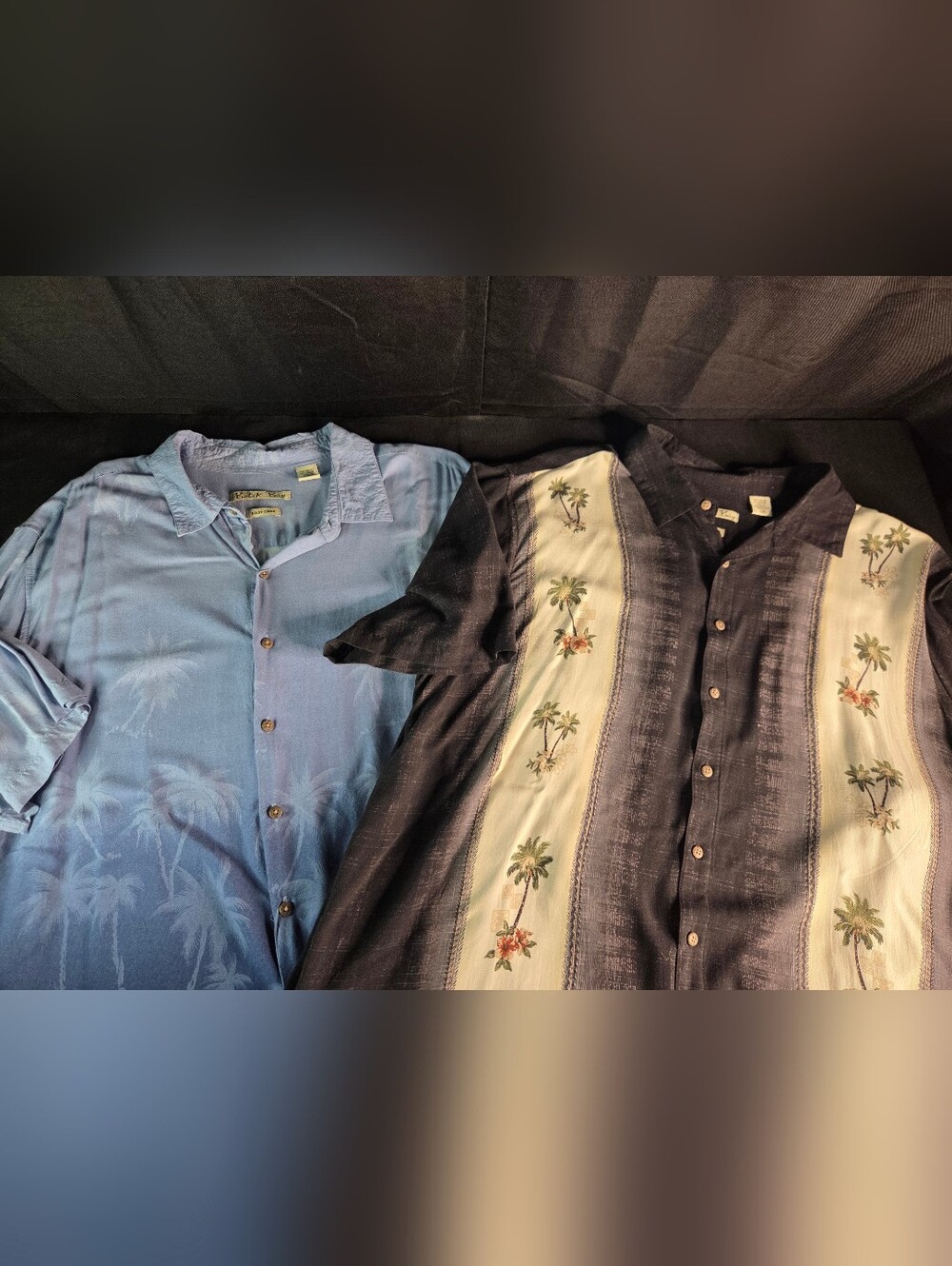 Two Batik Bay 100% Rayon Button Down Short sleeve 2XB